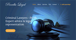 Desktop Screenshot of perrellalegal.com.au