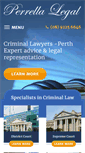 Mobile Screenshot of perrellalegal.com.au